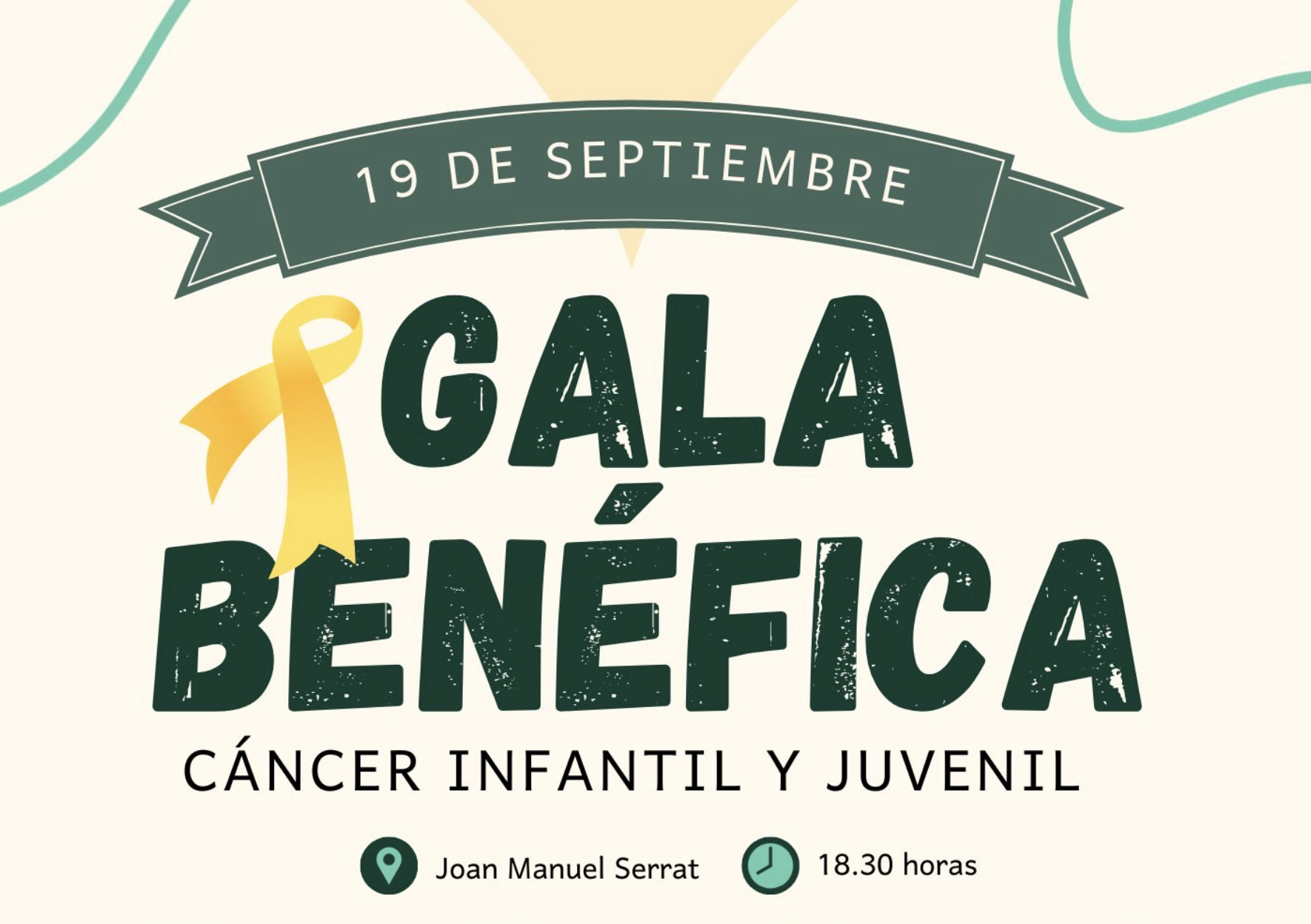 Convocatoria Gala solidaria “Unidos contra el cáncer infantil y juvenil”